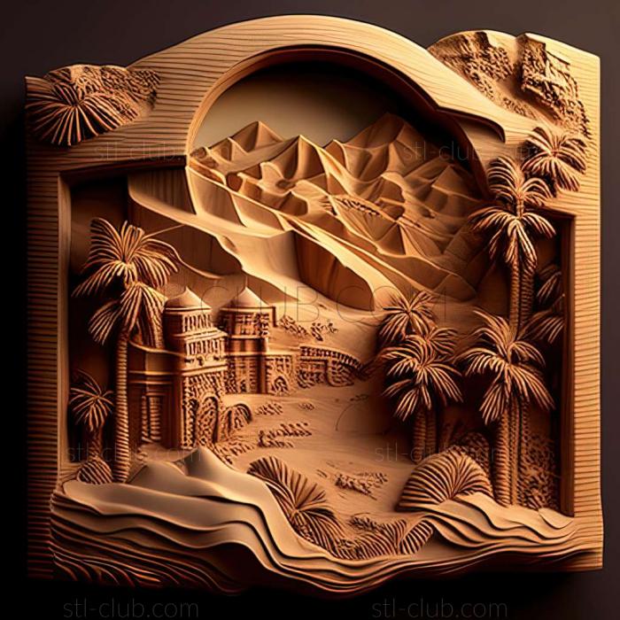 3D model Eilat in Israel (STL)